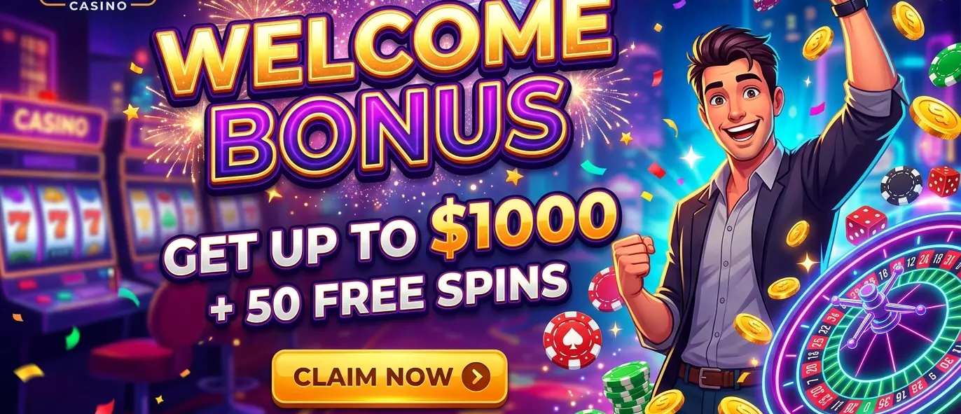 Velkomstbonus hos Spin casino